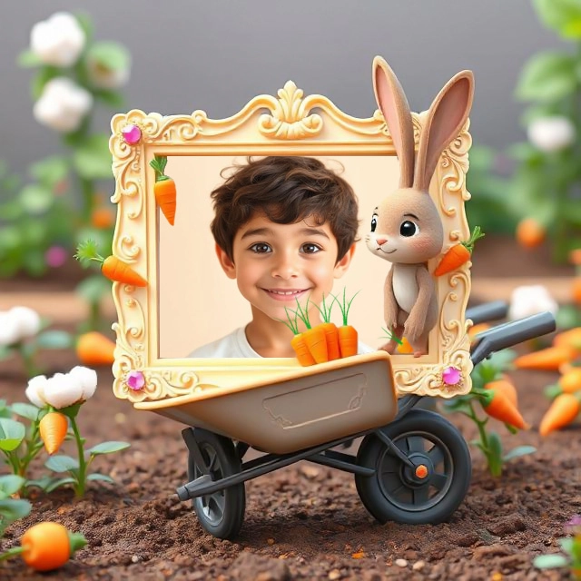 Encanta con un marco único en un jardín vibrante