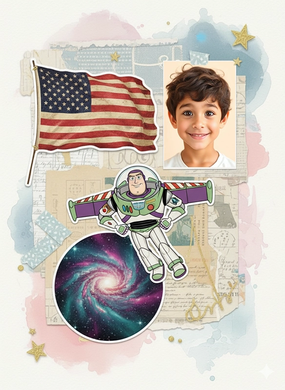 Da un Giro Cósmico y Patriótico a tus Fotos con Estilo