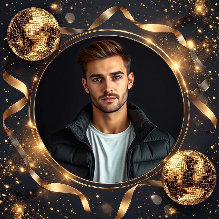 Captura la Magia de Año Nuevo con un Marco Brillante