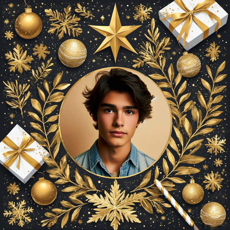 Enmarca tus momentos con lujo dorado este Año Nuevo