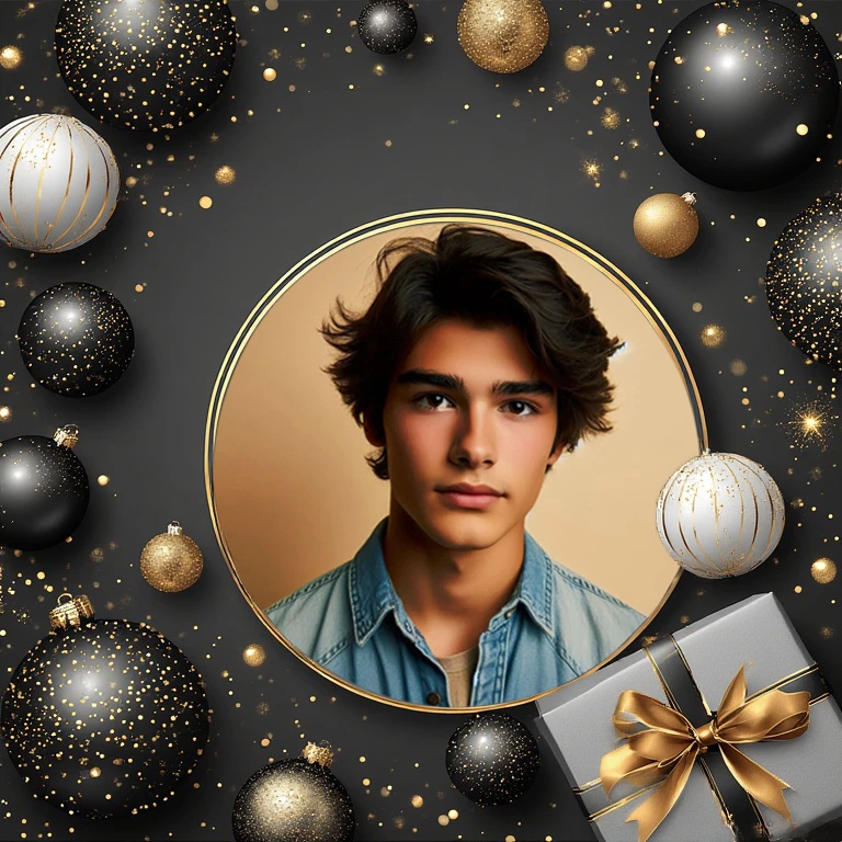 Dale un toque festivo y elegante a tus fotos de Año Nuevo